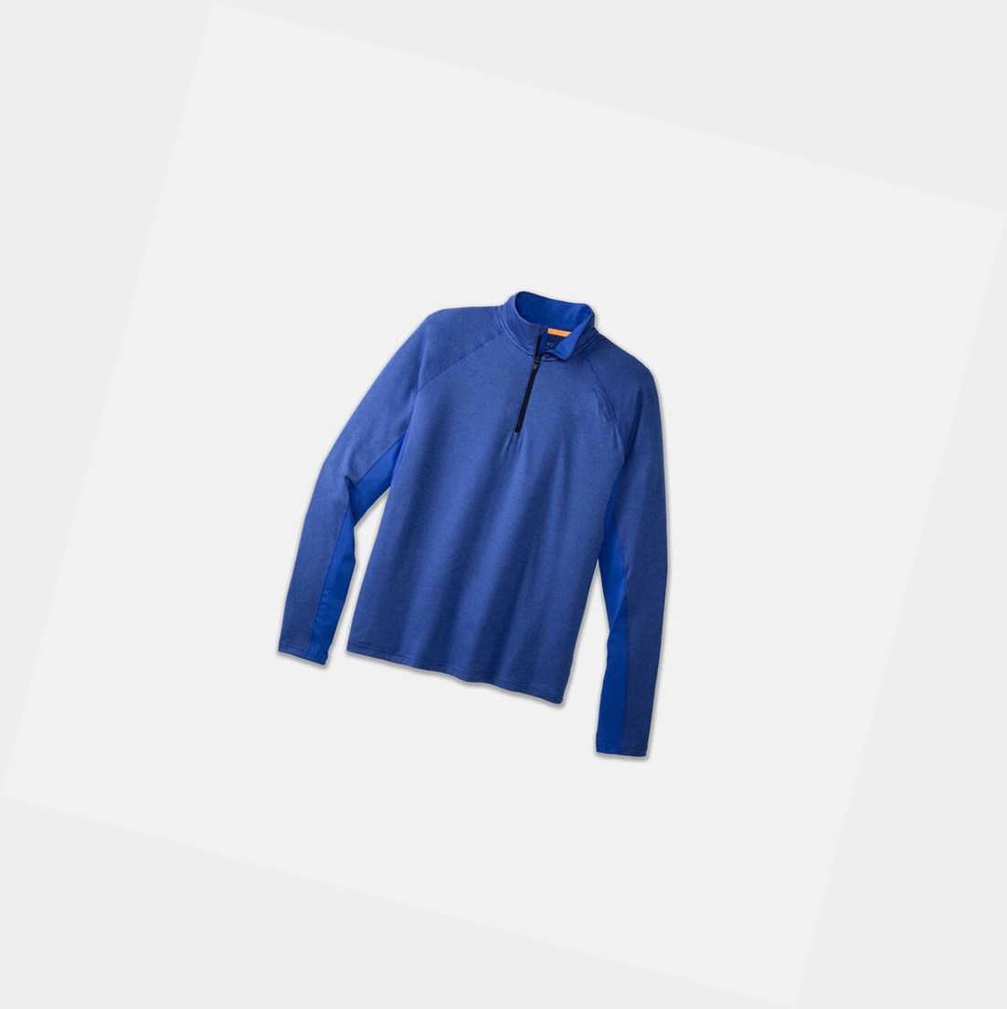 Hauts Brooks Dash 1/2 Zip Homme Bleu | TCND48531