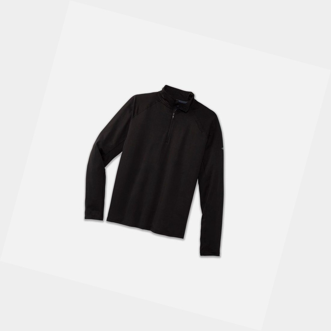 Hauts Brooks Dash 1/2 Zip Homme Noir | QEAL53249