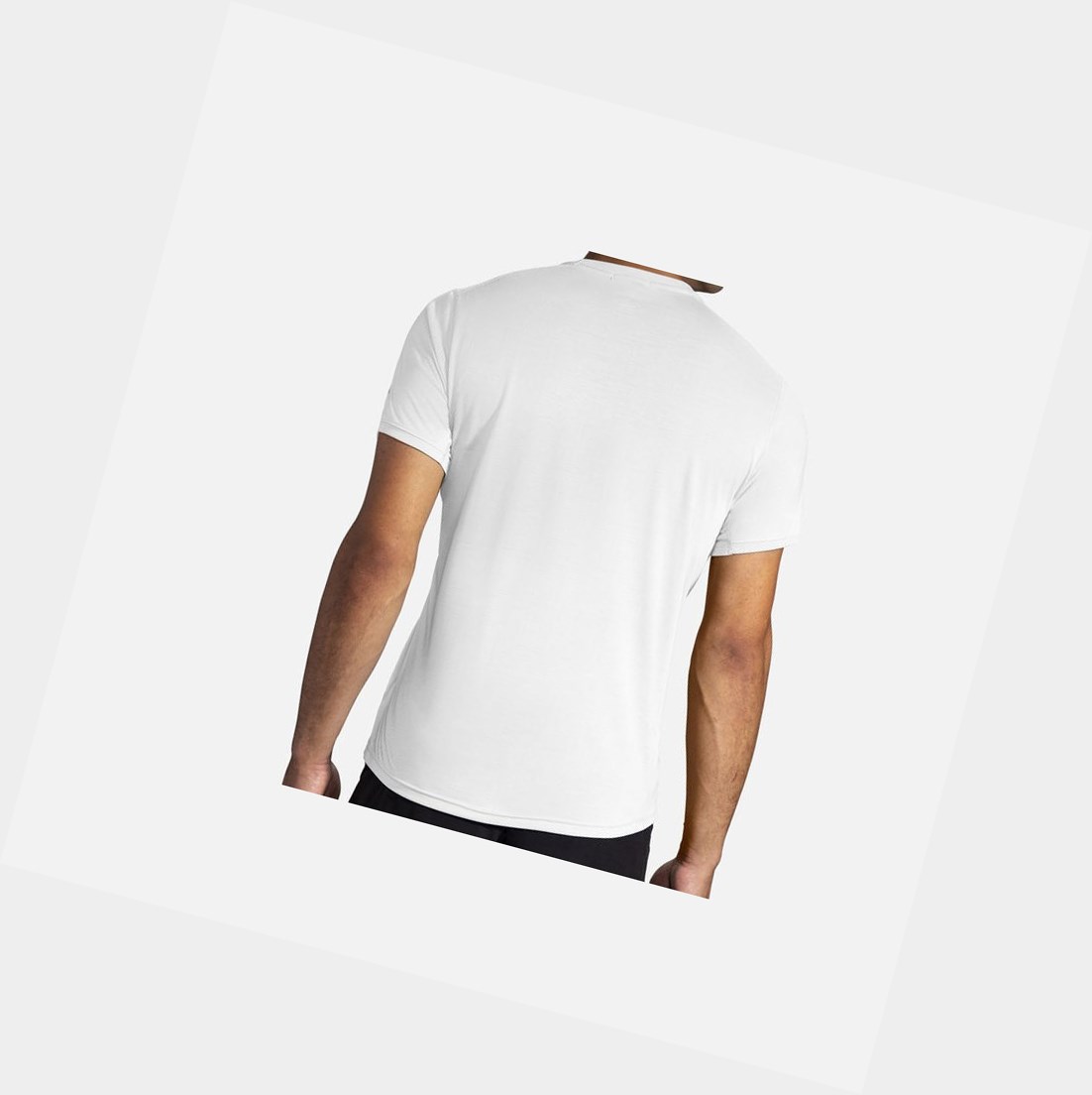Hauts Brooks Distance Graphique Sleeve Homme Run Proud | RPZY35062