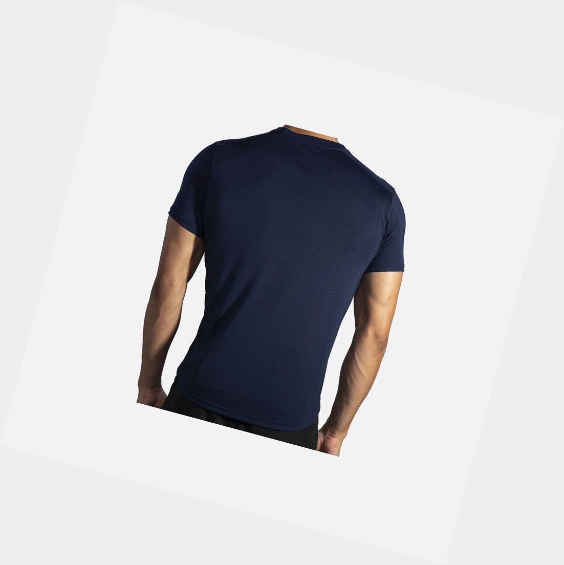 Hauts Brooks Distance Sleeve Homme Bleu Marine | MNZS10487