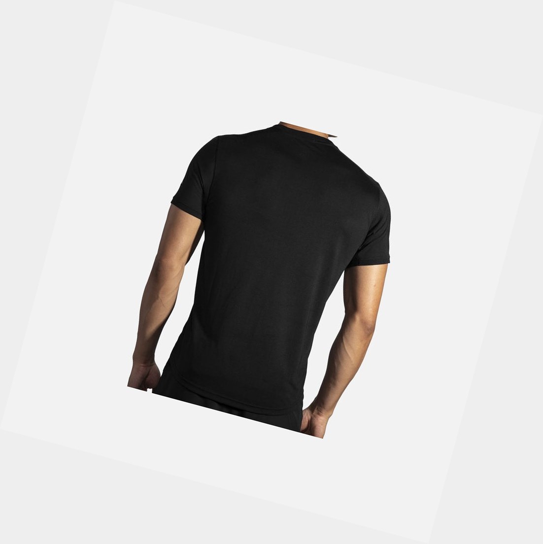 Hauts Brooks Distance Sleeve Homme Noir | EUMY30875