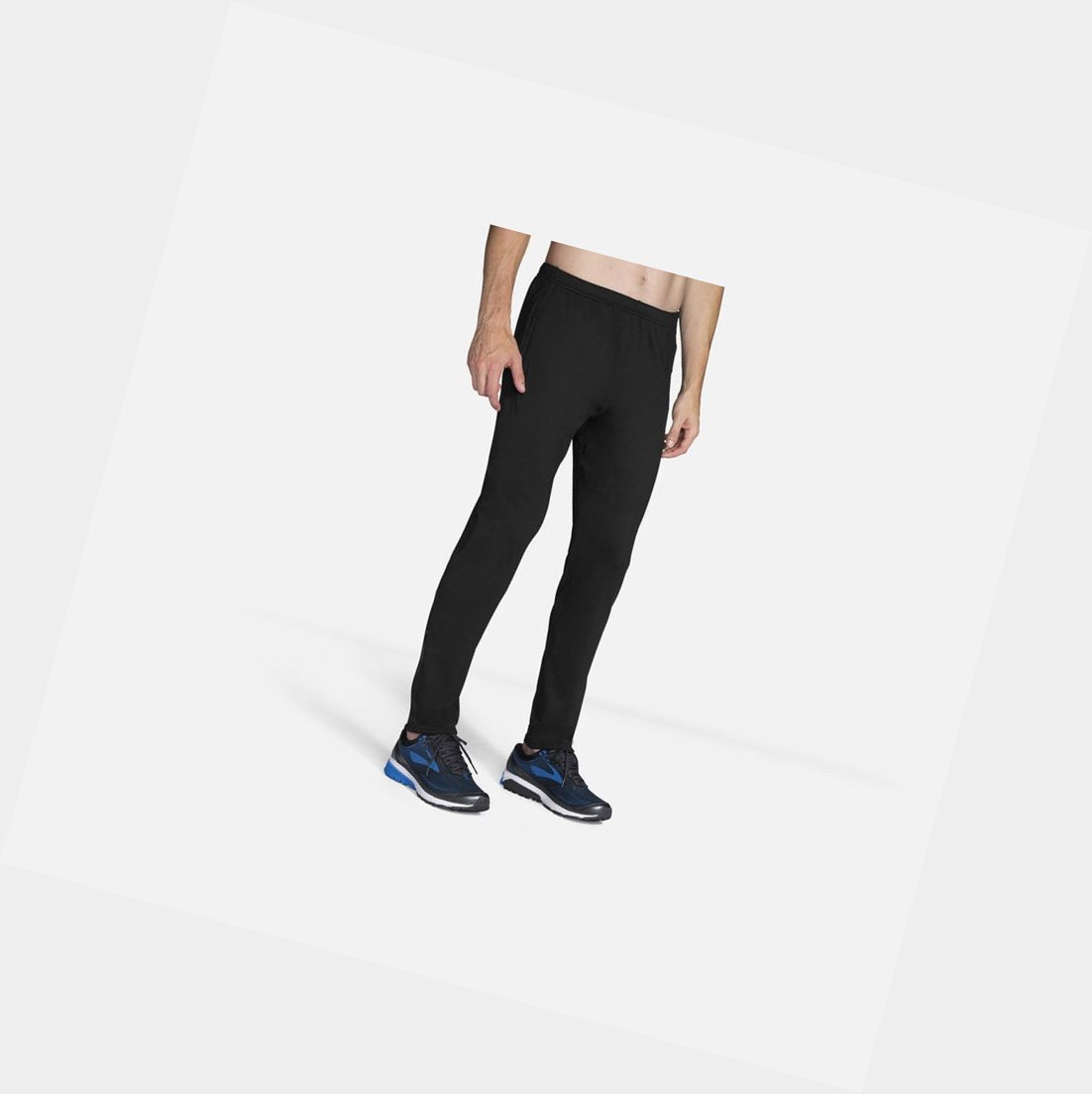 Pantalons Brooks Spartan Pant Homme Noir | JMCD31607