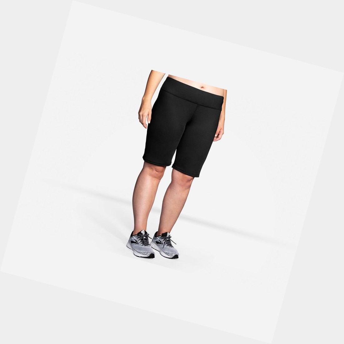 Pantalons Brooks Venture Bermuda Femme Noir | VAQP91657