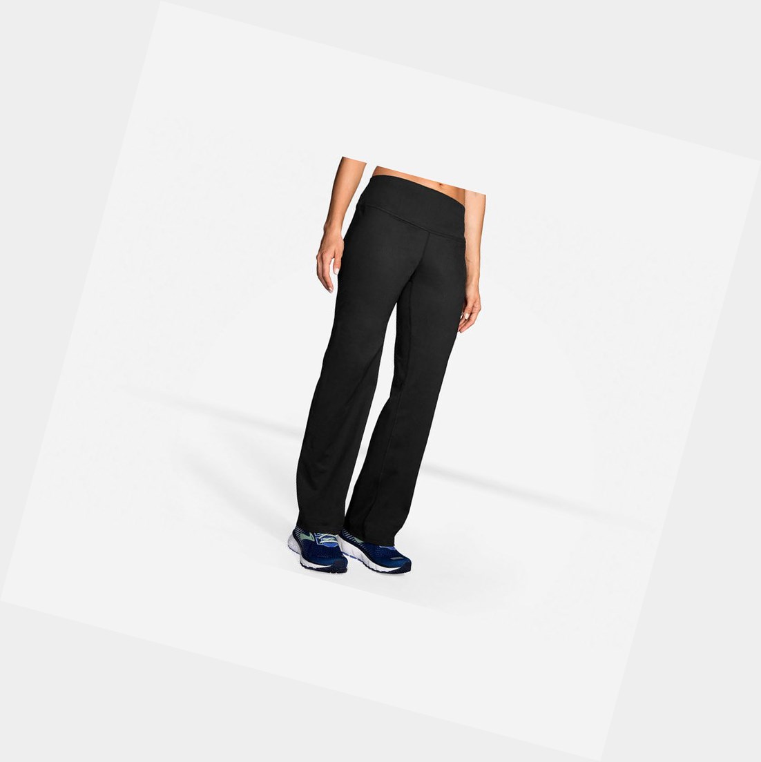 Pantalons Brooks Venture Pant Femme Noir | XQPE83952