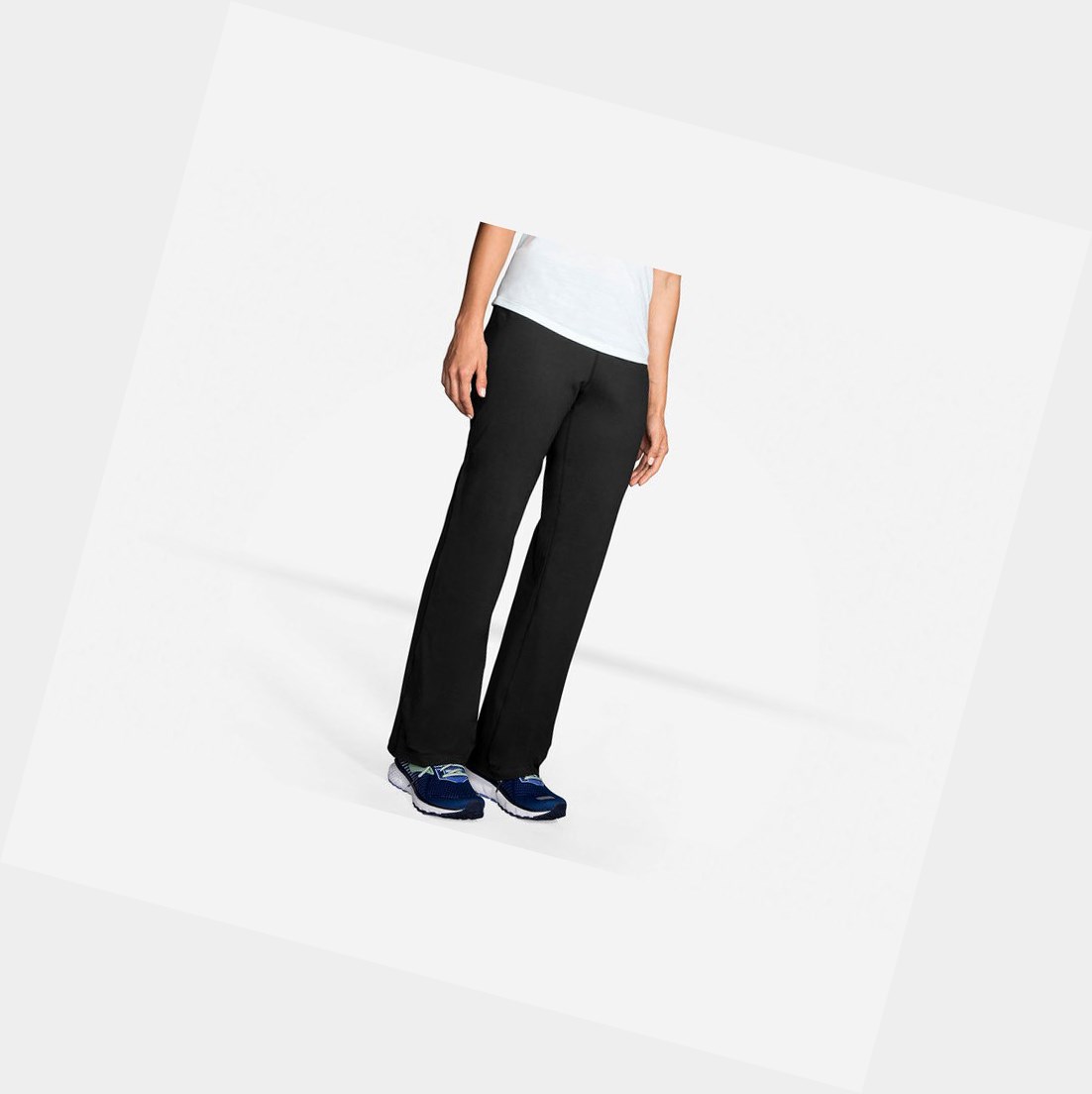 Pantalons Brooks Venture Pant Femme Noir | XQPE83952