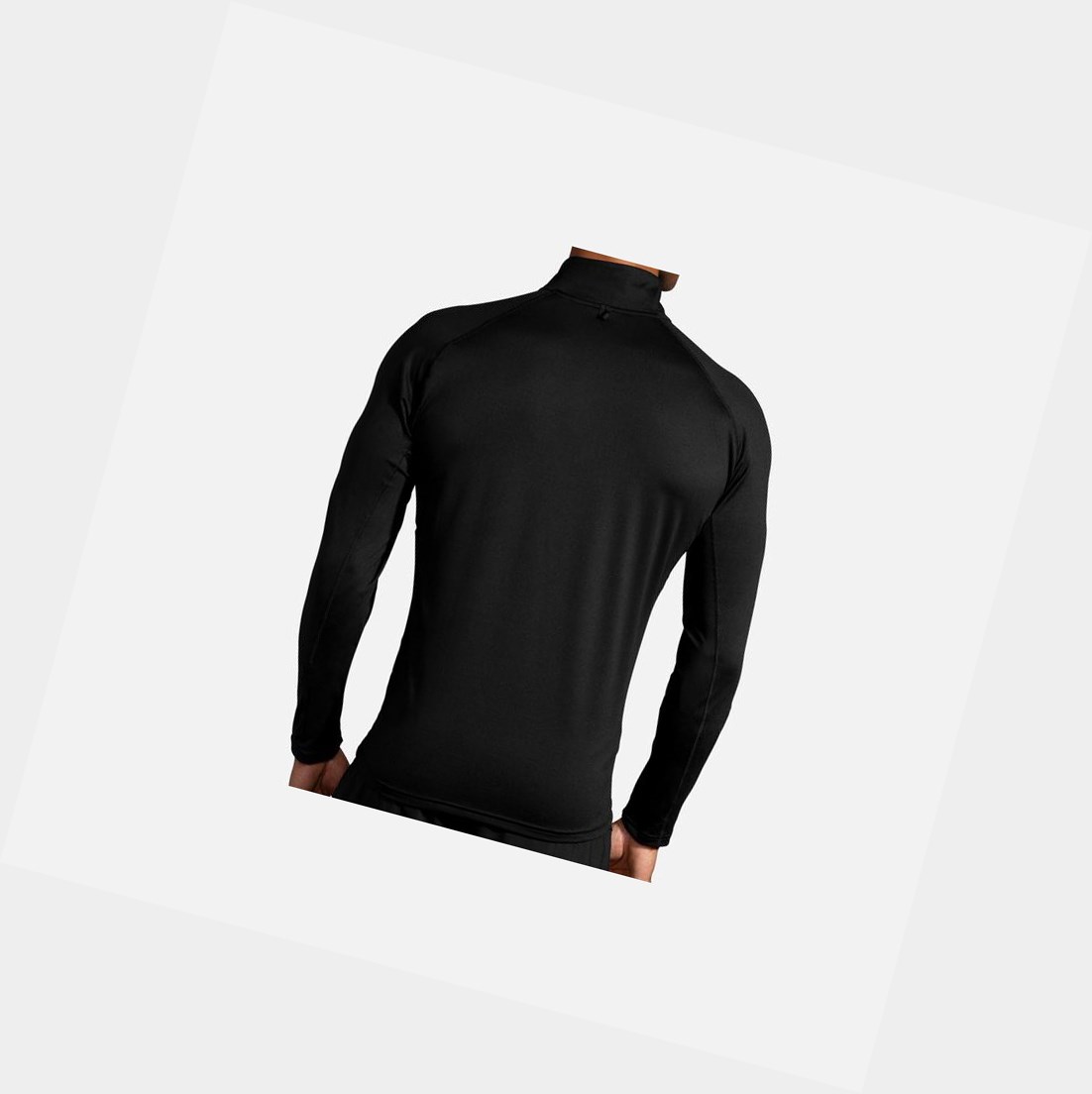 Vêtements D'extérieur Brooks Dash 1/2 Zip Homme Noir | UBMW83207