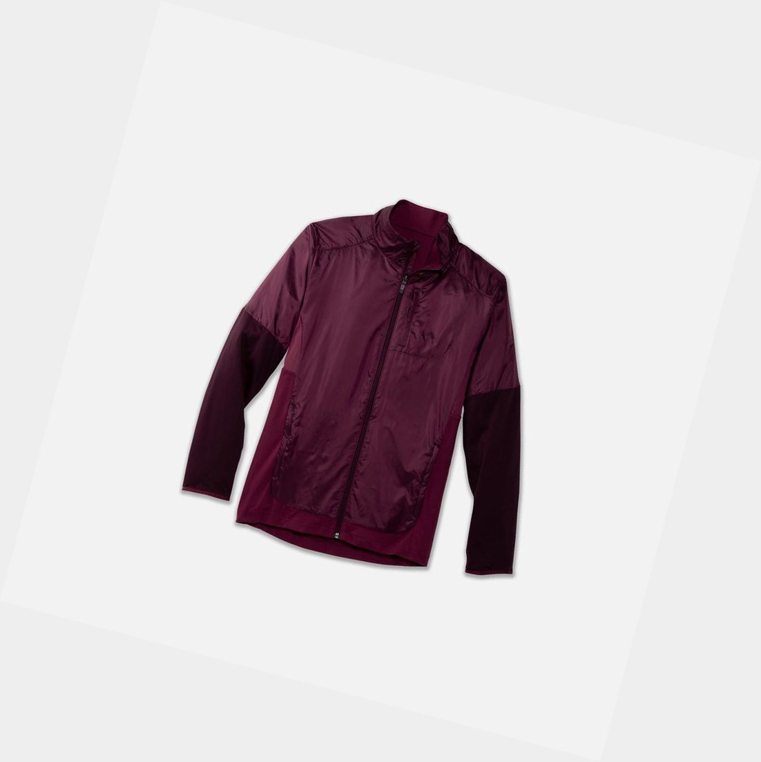 Vêtements D\'extérieur Brooks Fusion Hybride Homme Sangria / Merlot | OAEG19063