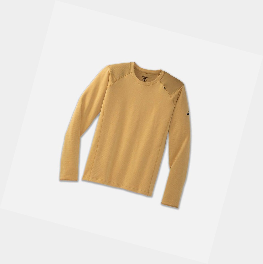 Vêtements D'extérieur Brooks Notch Thermal Long Sleeve Homme Heather Desert / Desert | JHWR09851